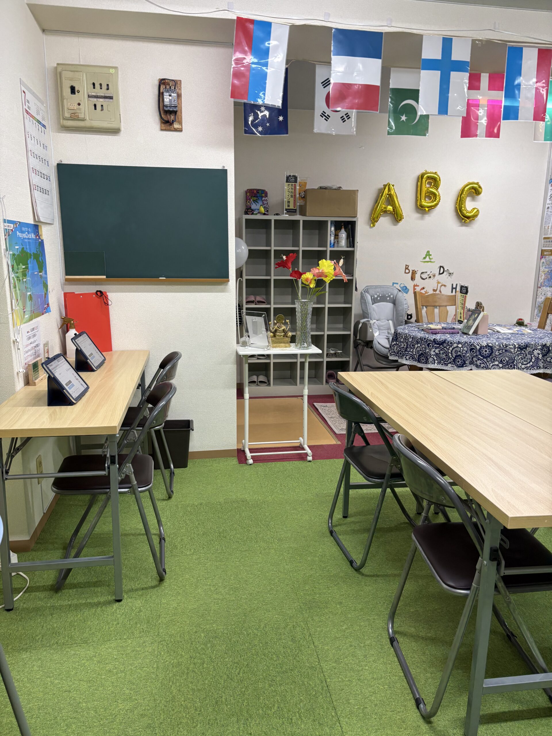広島市佐伯区の英語専門スクールYUTA English Academyの教室全景